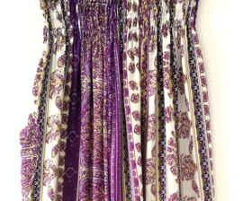 Broek Bohemian 'sprookjes nacht' paars. Maat 36/42.