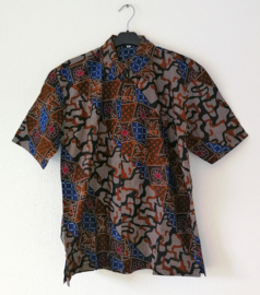Authentieke Balinese batik blouse. Maat 52/54.