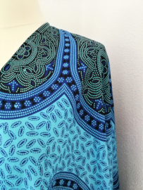 Sarongvest Mandala Circle of Life'. 100% rayon, met sarong knoop.