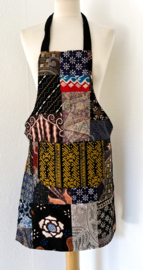 Exclusief patchwork keukenschort.