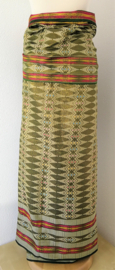 Kain Songket. Gouddraad sarong. Complete set met selendang