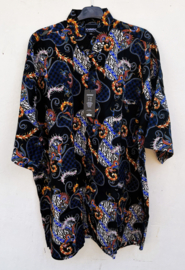 Authentieke Balinese batik blouse/overhemd. Maat 76.