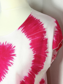 Hartenshirt tie dye batik. Maat 36 /42.