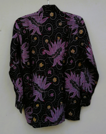 Authentieke Balinese batik blouse/overhemd. Maat 48 t/m 58.