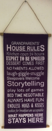 Doek Grandparents House Rules.