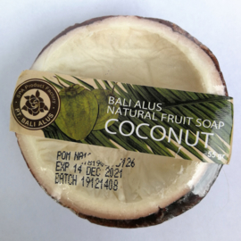 Kokosnootzeep. Tropische vrucht uit Z.O. Azie. 100% Organic. 55 gram.