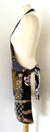 Exclusief patchwork keukenschort.