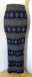 Batik uit Java. Authentieke rok plissé. Maatbereik 40/42.