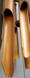 Grote handgemaakte bamboe bas windgong.