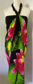 Unieke hand gewaxte en gebatikte sarong.