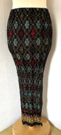 Batik uit Java. Authentieke rok plissé. Maatbereik 36 t/m 40.