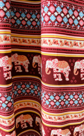 Prachtige Bohemian olifanten broek. Lange benen model. Maat 36.