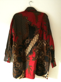 Authentieke Balinese batik blouse. Jumbo. Maten 62/64/68 en 70.