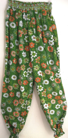 Kinderbroek zomerbloemen. 10/12 jaar.