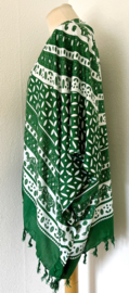 Sarong vest olifant. Symbool van  kracht, heilige wijsheid en onsterflijkheid.  100% Rayon, met sarong knoop.