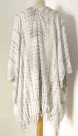 Sarong vest tie dye. 100% rayon, met sarong knoop. One Size.