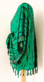 Sarong vest tie dye. 100% rayon, met sarong knoop.