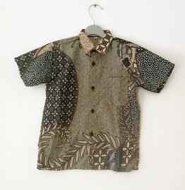 Authentieke Balinese batik kinderblouse. Maat 140.