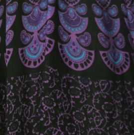 Sarong vest pauw,  Symbool van onsterflijkheid. 100% rayon, met sarong knoop.