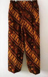 Authentieke Javaanse batik broek. Maat 46/48.