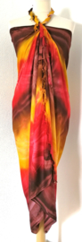 Sarong tie dye. ''Golden Hour'.