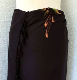 Sarong zwart tie dye.