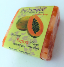 Papaya Bali Home spa zeepje 50 gram.