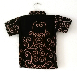 Authentieke baby blouse van Javaanse batik. Maat 74/80/110/140.