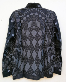 Authentieke Balinese batik blouse/overhemd. Maat 50 t/m 60.