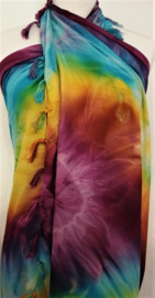 Sarong Tie dye 'Rainbow'.