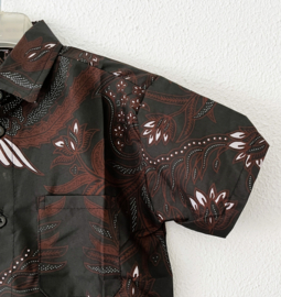 Authentieke Balinese batik kinderblouse. Maat 146.