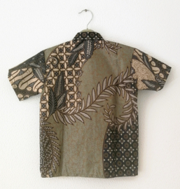 Authentieke Balinese batik kinderblouse. Maat 140.