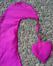 Umbul Umbul vlaggetje hard roze 56 cm.