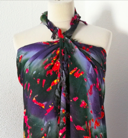 Bijzondere drie dubbel batik sarong.