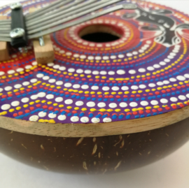 Authentieke Balinese kalimba/duimpiano 'gekko'.