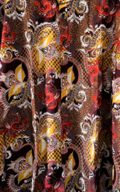 Authentieke Balinese batik blouse/overhemd. Maat 78.