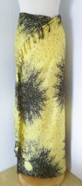 Sarong schimmenspel geel.