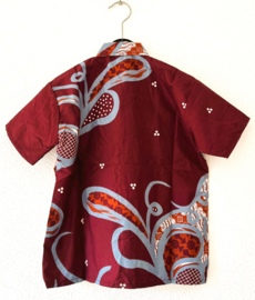 Authentieke Balinese batik kinderblouse. Maat 110,122,146,152,164,170,176.