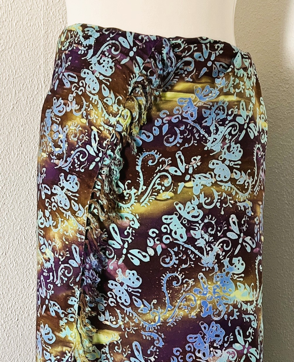 Dubbel batik sarong XL.