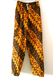 Authentieke Javaanse batik broek. Maat 36/38.