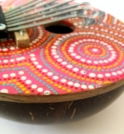 Authentieke Balinese kalimba/duimpiano'frangipani'.