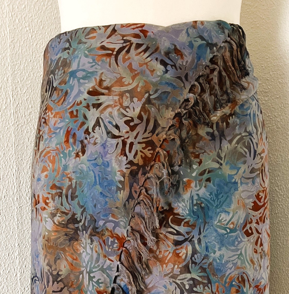 Dubbel batik sarong XL.