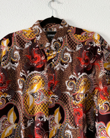Authentieke Balinese batik blouse/overhemd. Maat 78.