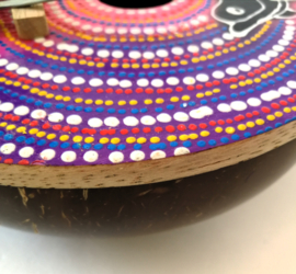 Authentieke Balinese kalimba/duimpiano 'dolfijn'.