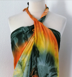 Sarong tie dye 'Musim gugur'.