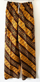 Authentieke Javaanse batik broek. Maat 36.