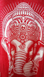 Lord Ganesha hemdje/tanktop rood. One Size.