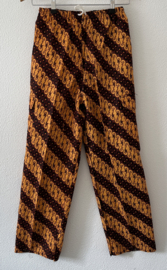 Authentieke Javaanse batik broek. Maat 38.