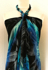 Sarong Tie Dye 'Sterrenhemel'.