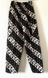 Authentieke Javaanse batik broek. Maat 36.